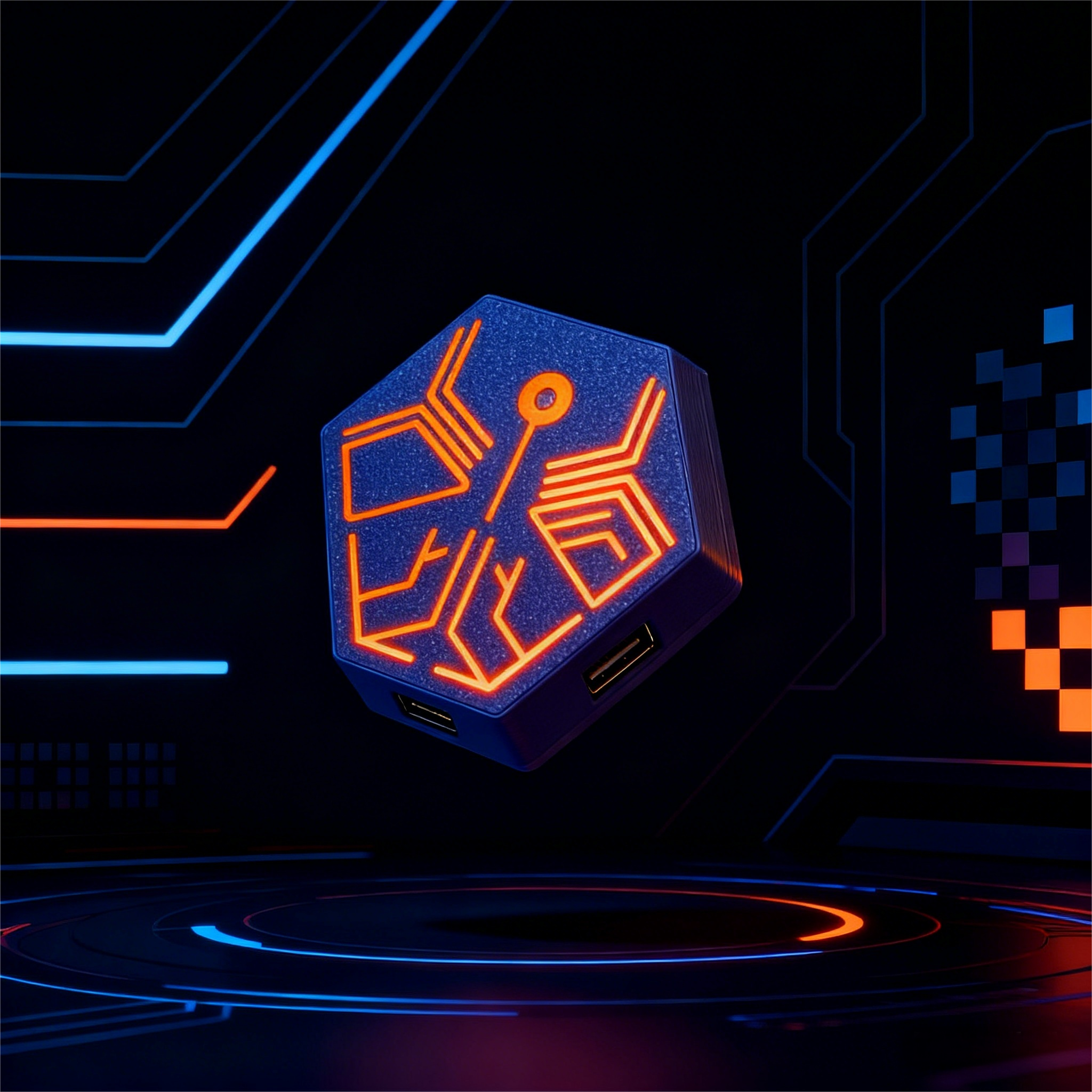 RAINBOW HAND Physical Recoil Control Assist | Mouse Stabilizer Peripheral | Smart FPS Converter – 8000Hz Mouse Input, Anti-Recoil Vibration Engine, Zero Script, Zero Ban Risk