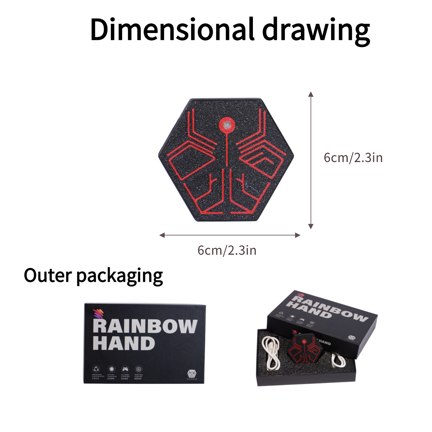 RainbowHand Physical Recoil Control Assistant – 8000Hz Mouse Input, No Scripts, Pure Hardware