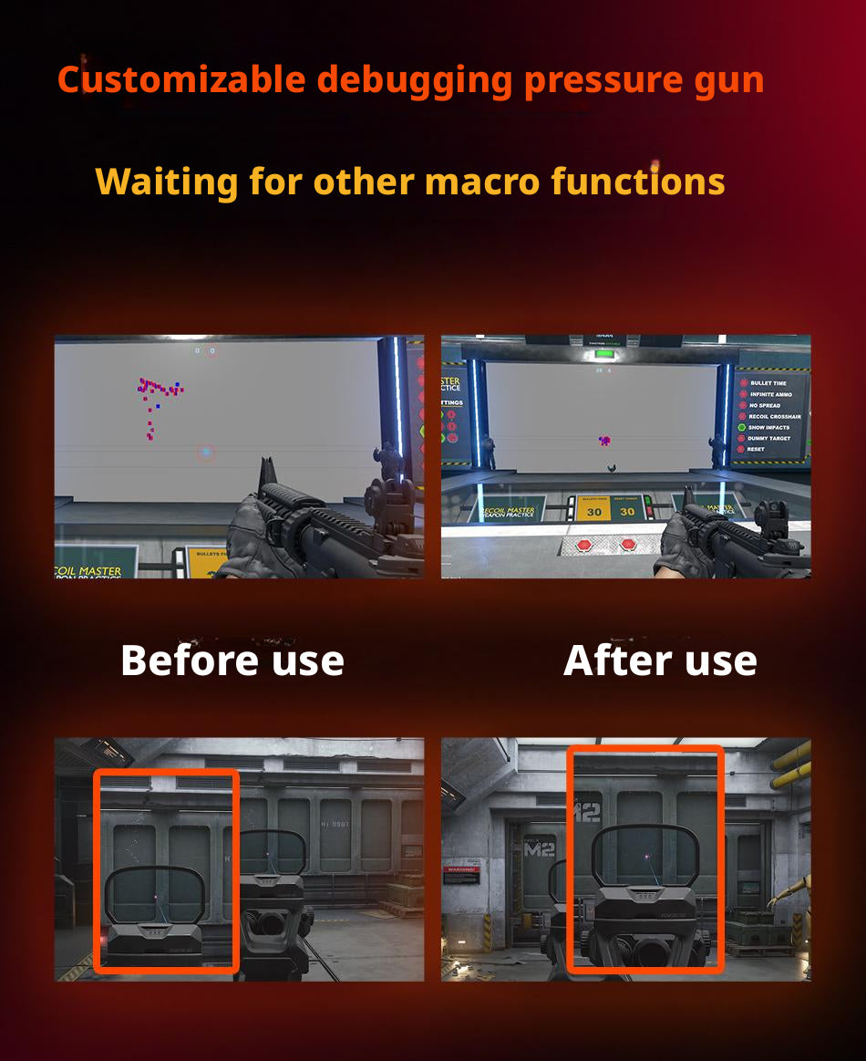 RAINBOW HAND Physical Recoil Control Assist | Mouse Stabilizer Peripheral | Smart FPS Converter – 8000Hz Mouse Input, Anti-Recoil Vibration Engine, Zero Script, Zero Ban Risk