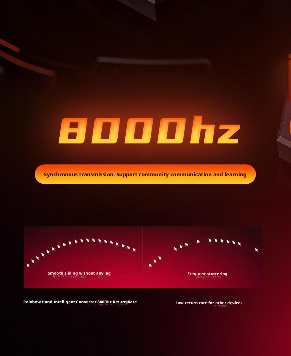 RainbowHand Physical Recoil Control Assistant – 8000Hz Mouse Input, No Scripts, Pure Hardware